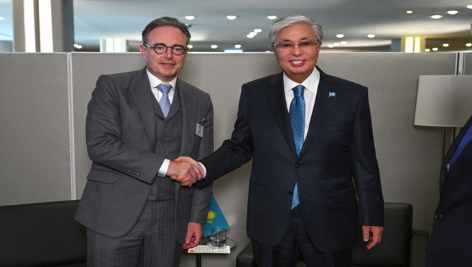 Kassym-Jomart Tokayev held a meeting with Prime Minister of Belgium Bart De Wever