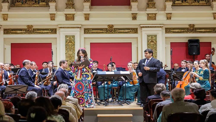 The State Symphony Orchestra of Tajikistan’s First Concert in Vienna