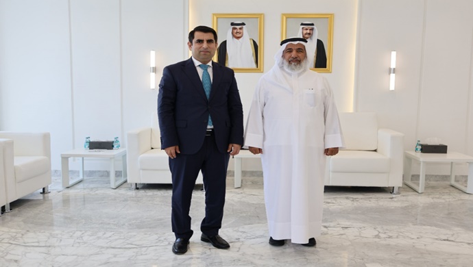 Meeting between the Ambassador and the Minister of Awqaf and Islamic Affairs of Qatar