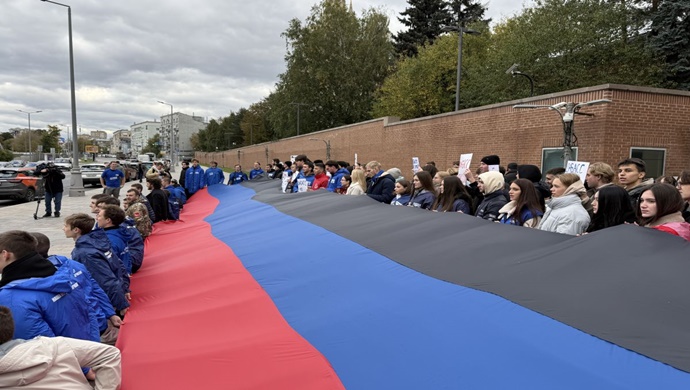 «Молодая Гвардия Единой России» провела по всей стране мероприятия ко Дню воссоединения ДНР, ЛНР, Запорожской и Херсонской областей с РФ
