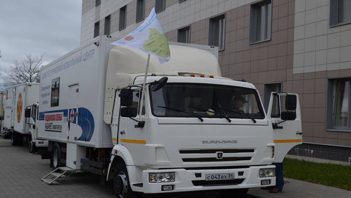 В Калининградской области по партпроекту «Единой России» «Здоровое будущее» начал работу мобильно-диагностический комплекс