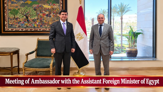 Meeting of Ambassador with the Assistant Foreign Minister of Egypt