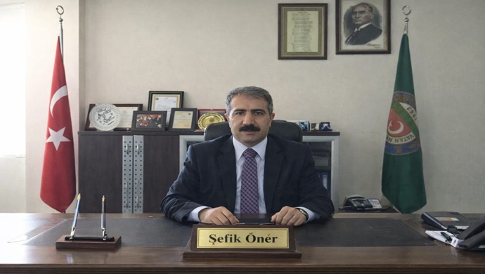 GERCÜŞ ZİRAAT ODASI BAŞKANI ŞEFİK ÖNER `DEN 19 EKİM MUHTARLAR GÜNÜ MESAJI